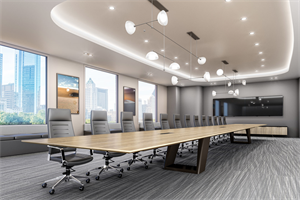Enwork Expanse Boardroom with Expanse Credenza