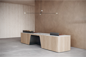 Join in Wood Reception Desk