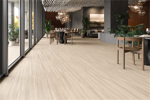 Celebrating the uplifting essence of natural materials like stone and wood, and with a thick construction that allows for a seamless transition to carpet, Natural Optimist is an ideal LVT flooring solution for offices, healthcare and senior living environments.