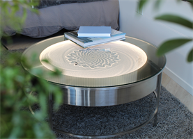 Brushed Stainless Steel Coffee Table