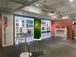 2/90 Sign Systems' 2022 NeoCon Booth