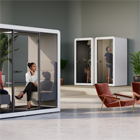 Silen Space range. Movable and modular office pods and phone booths.