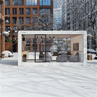 Silen Outdoor. Outdoor meeting pod, suitable for all weathers.