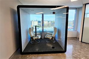 Redefine the work culture with KubeBooth! Our flexible and trendy design caters to people’s needs for comfort and productivity. 🌟

#Kubebooth #officepods #soundproofsolutions #officefurniture #neocon2024 #ModernOfficeSolutions #HumanFriendlyDesign